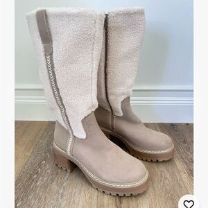 MIA Tierson Sherpa Heeled Boots, Sz 8.5